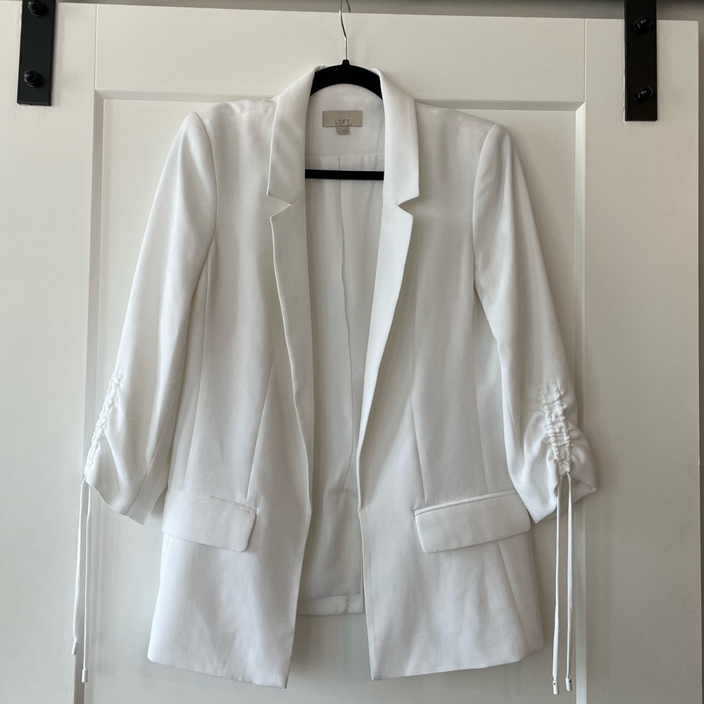 White blazer